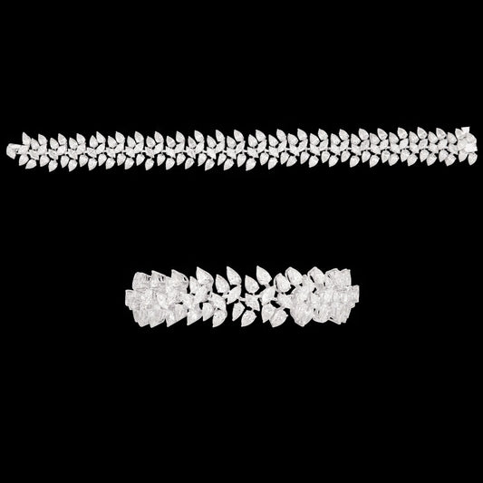 18K White Gold Diamond Bracelet - 17.76ct VVS-VS-IJ
