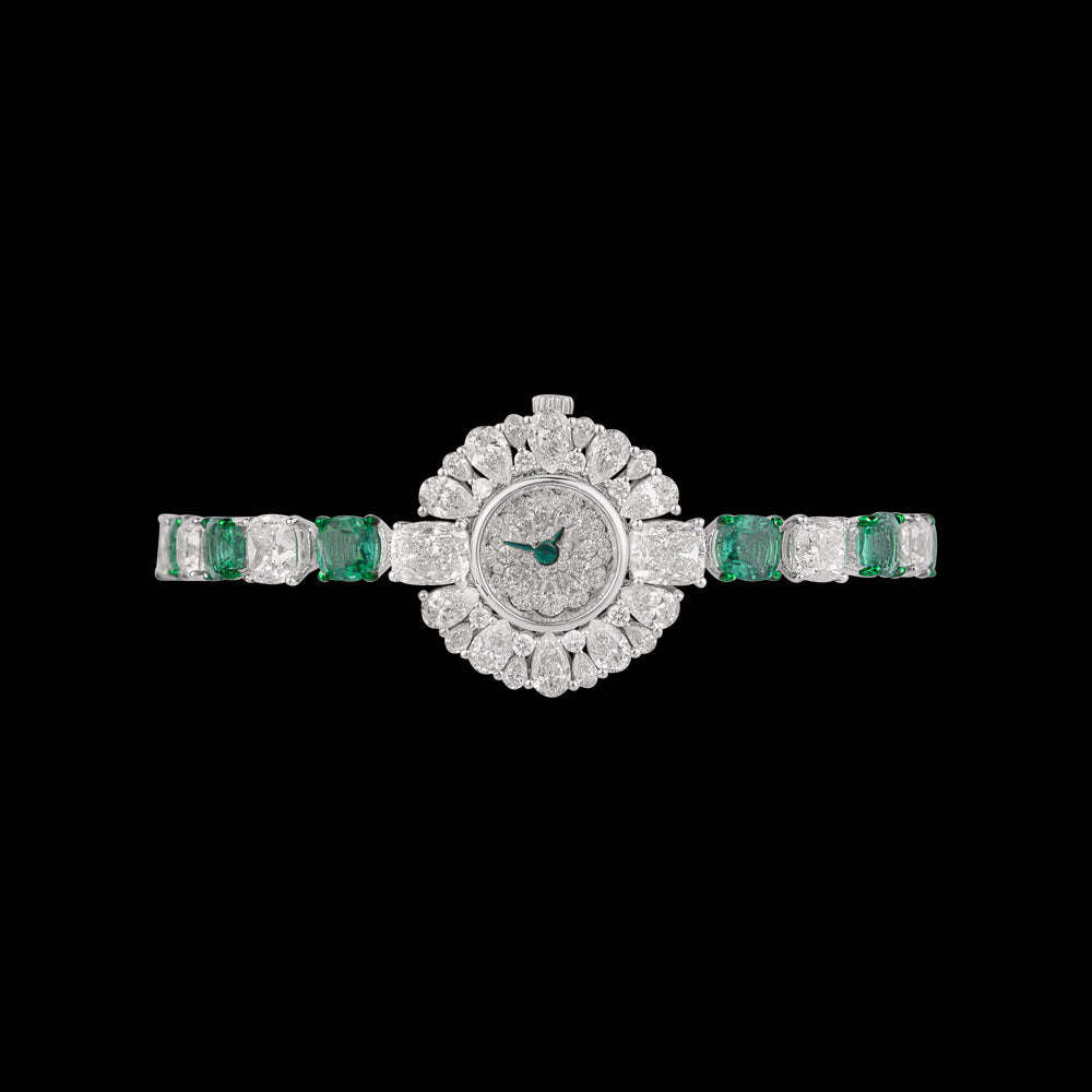 14K White Gold Diamond Jewellery - 16.143ct VVS-VS-HI with Colour Stones