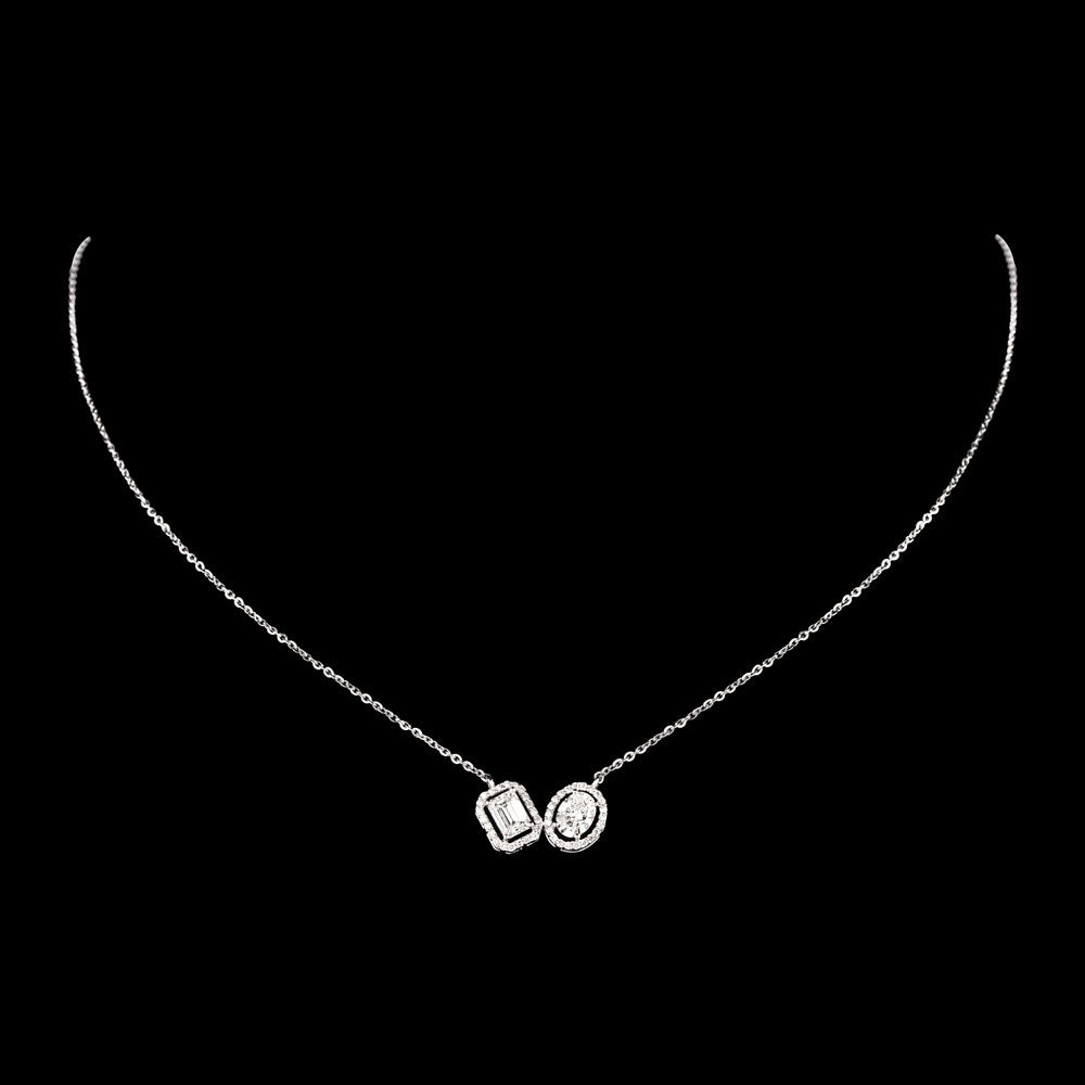 18K White Gold Diamond Jewellery - 1.112ct VS-SI-HI