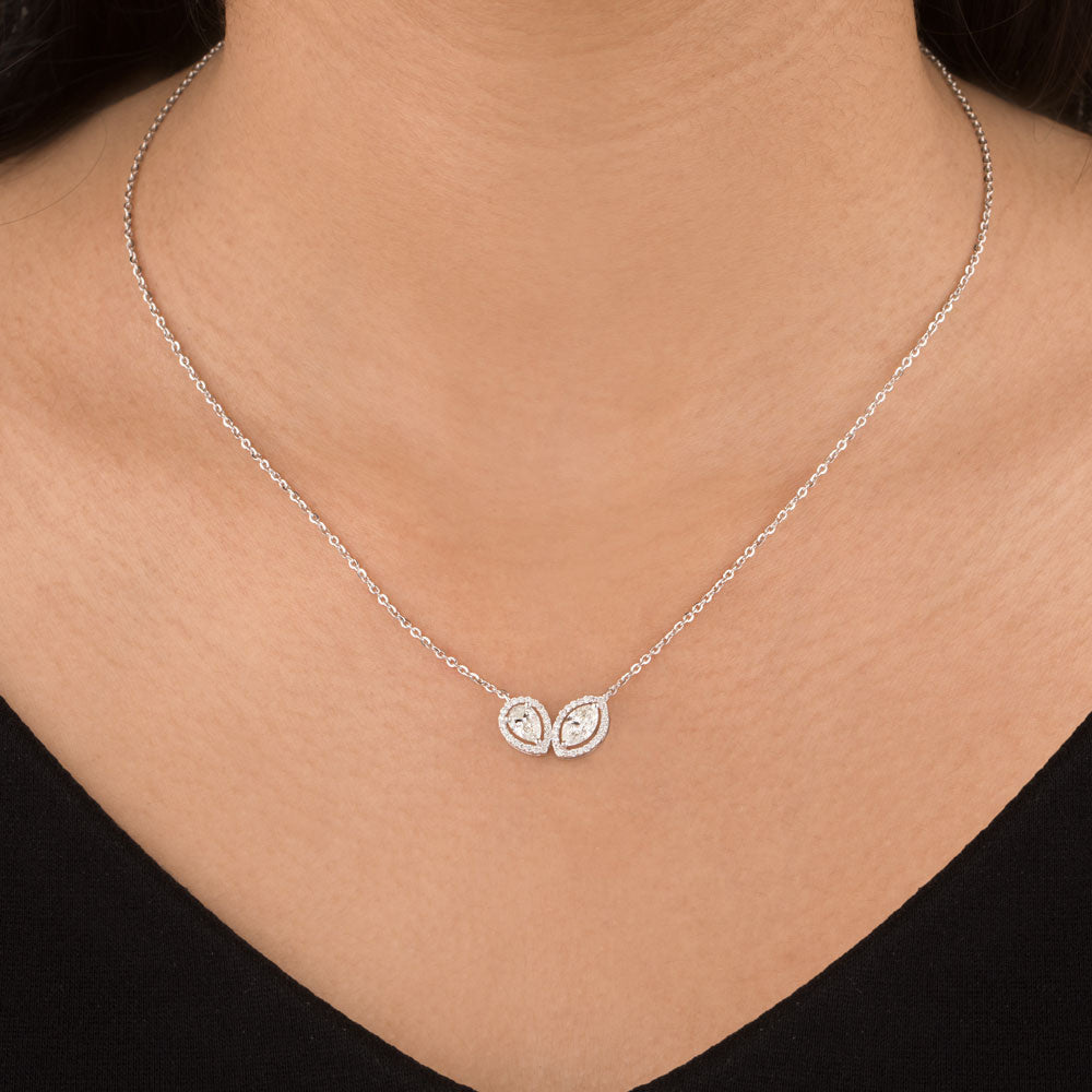 18K White Gold Diamond Jewellery - 1.044ct VVS-VS-HI