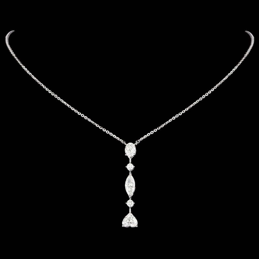 18K White Gold Diamond Jewellery - 1.971ct VS-SI-GH