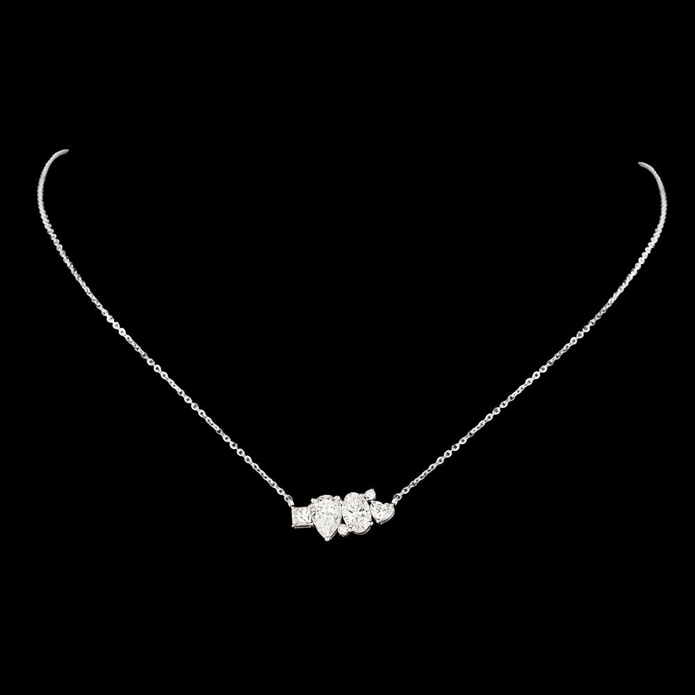 18K White Gold Diamond Jewellery - 1.638ct VVS-VS-HI