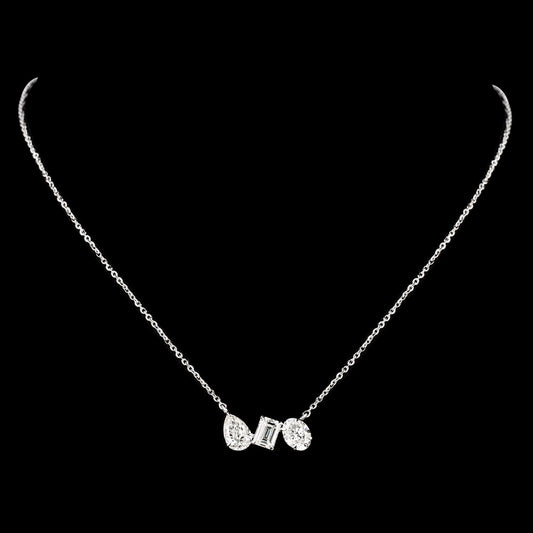18K White Gold Diamond Jewellery - 2.138ct VVS-VS-GH