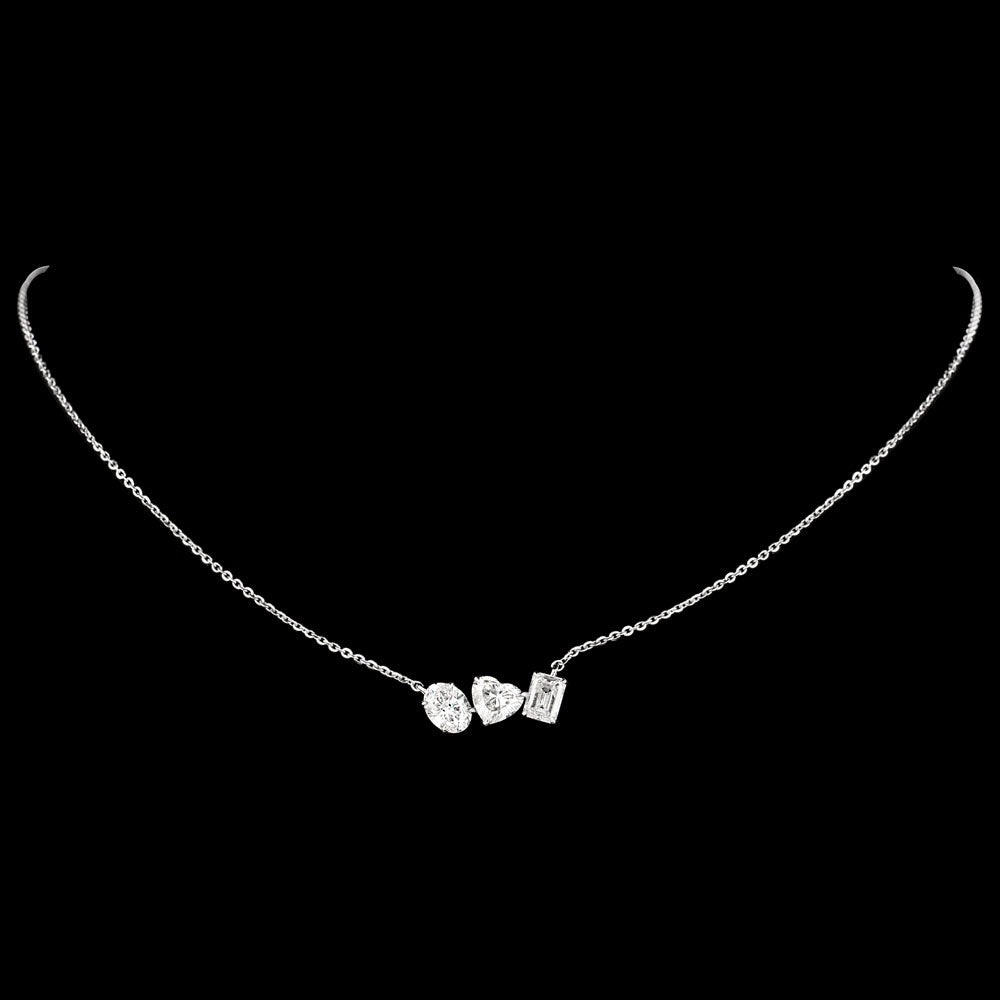 18K White Gold Diamond Jewellery - 2.173ct VVS-VS-GH