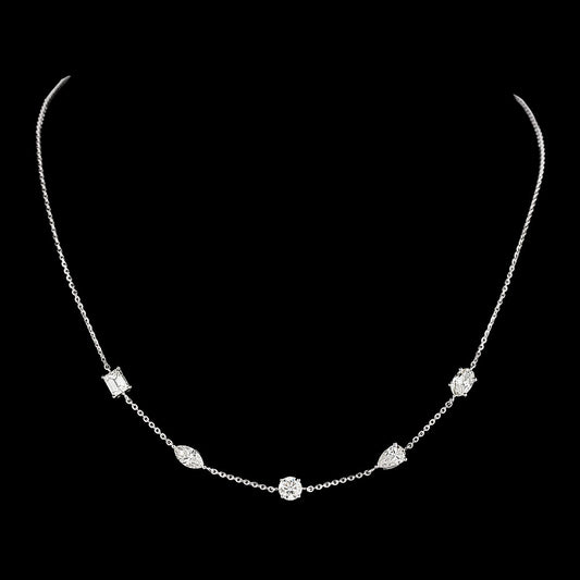 18K White Gold Diamond Jewellery - 2.092ct VS-SI-IJ