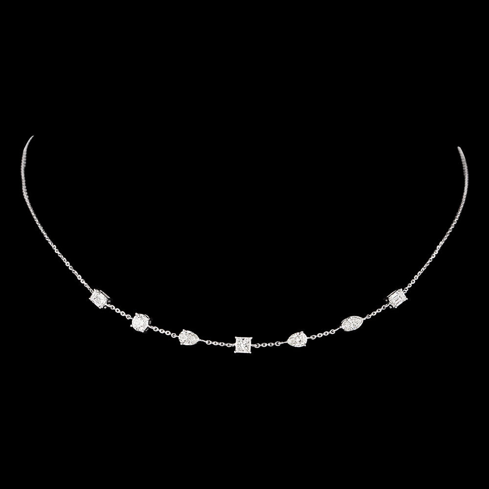 18K White Gold Diamond Jewellery - 2.467ct VVS-VS-IJ