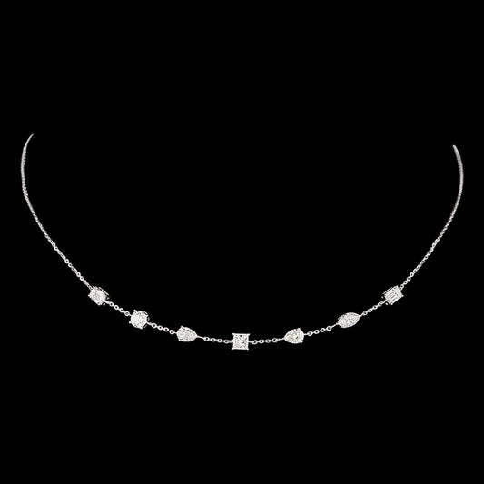 18K White Gold Diamond Jewellery - 2.467ct VVS-VS-IJ