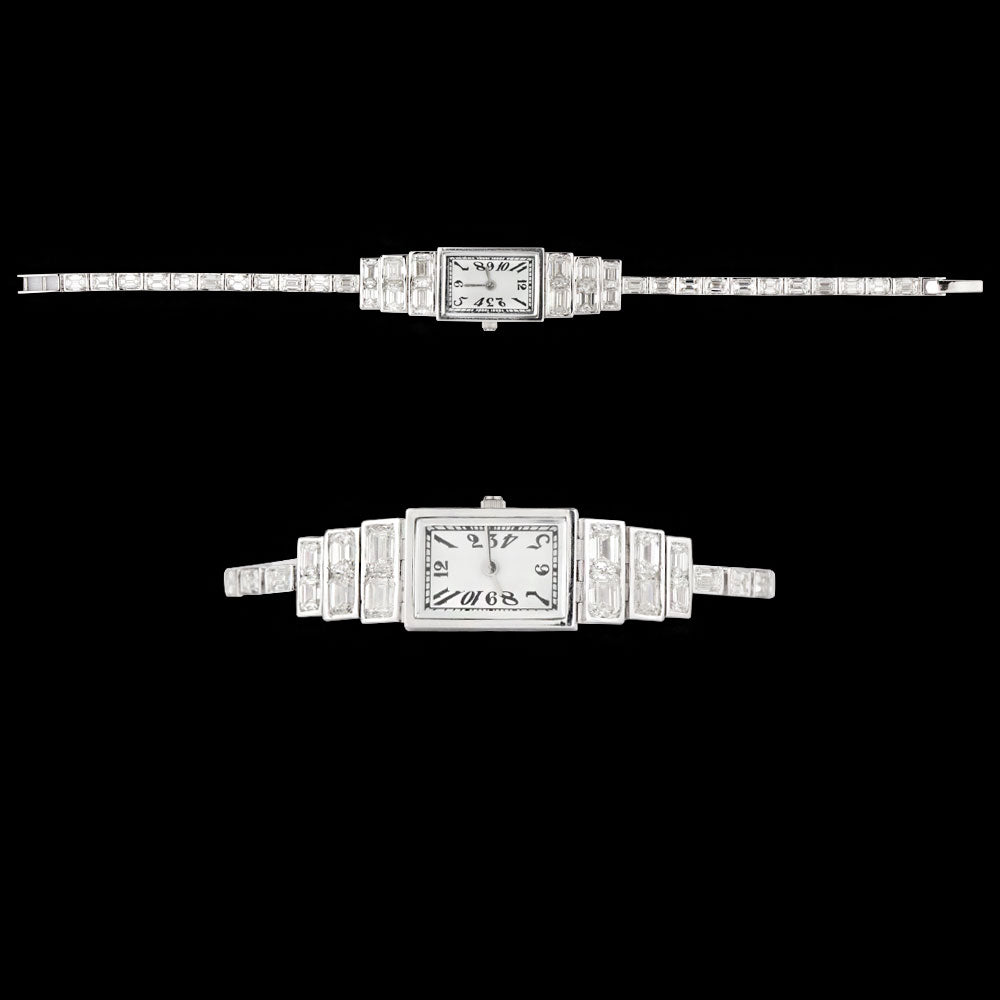 18K White Gold Diamond Chain - 8.76ct VVS-VS-GHI