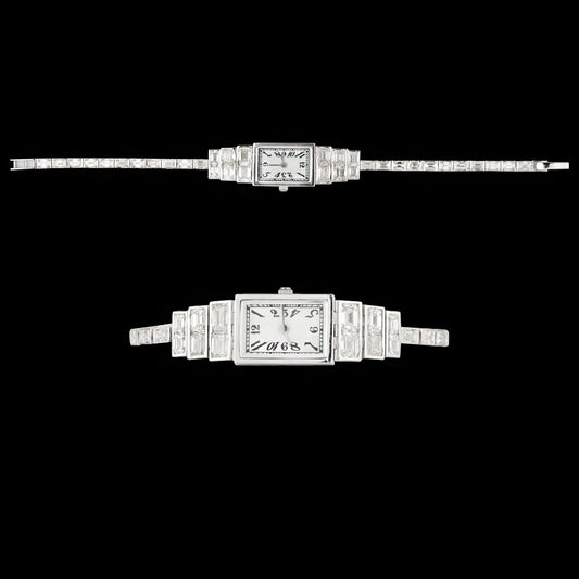 18K White Gold Diamond Chain - 8.76ct VVS-VS-GHI