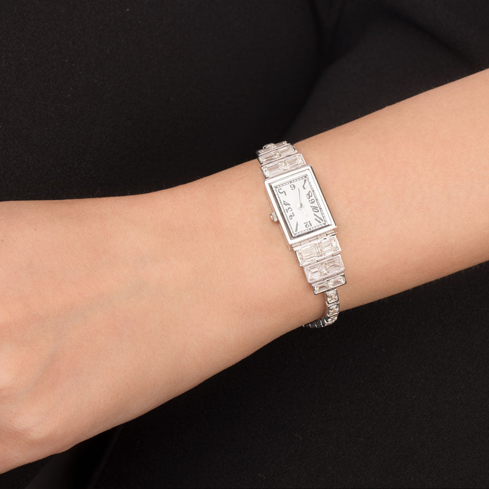 18K White Gold Diamond Chain - 8.76ct VVS-VS-GHI