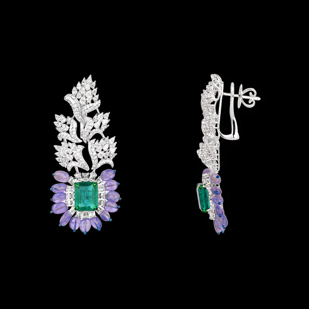 18K White Gold Diamond Jewellery - 9.29ct VVS-VS-EF
