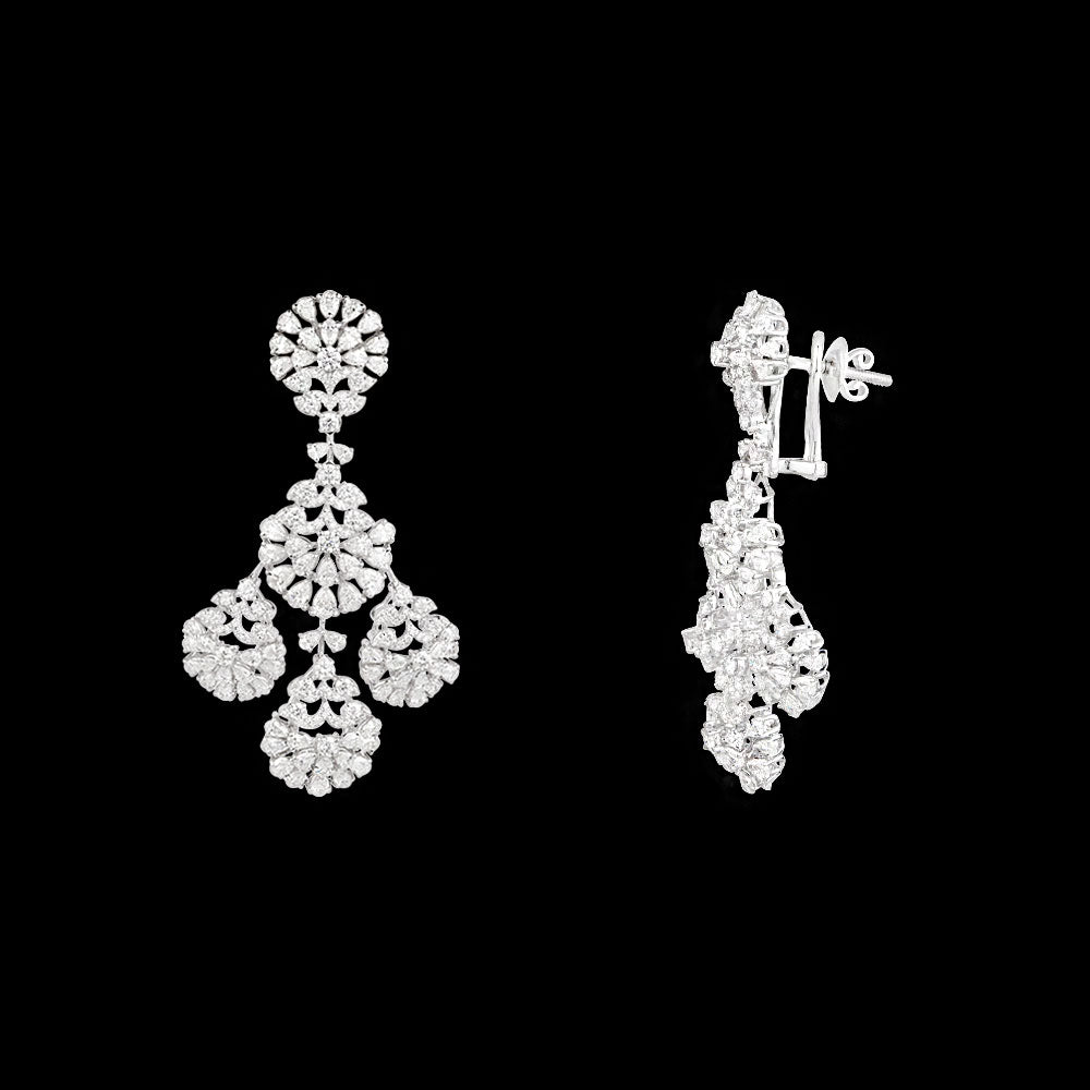 18K White Gold Diamond Jewellery - 9.078ct VVS-FG