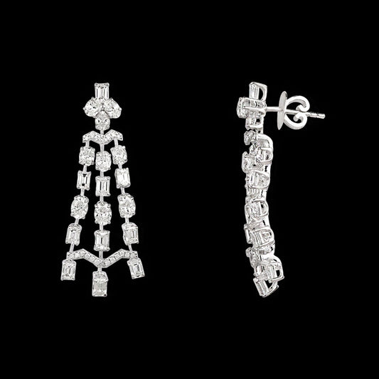 14K White Gold Diamond Jewellery - 8.602ct VVS-VS-HI