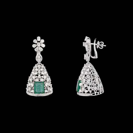 14K White Gold Diamond Jewellery - 11.506ct VS-SI-FG with Colour Stones