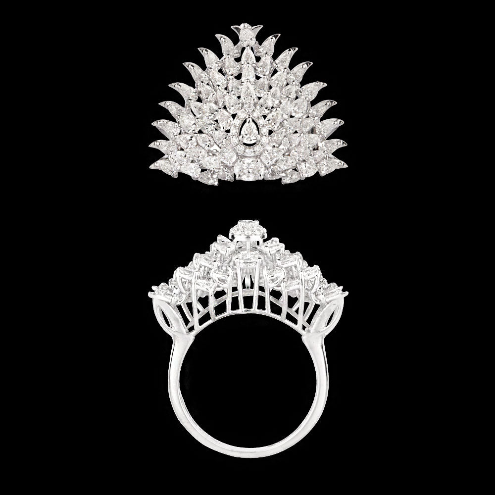 18K White Gold Diamond Ring - 1.94ct VVS-VS-FG