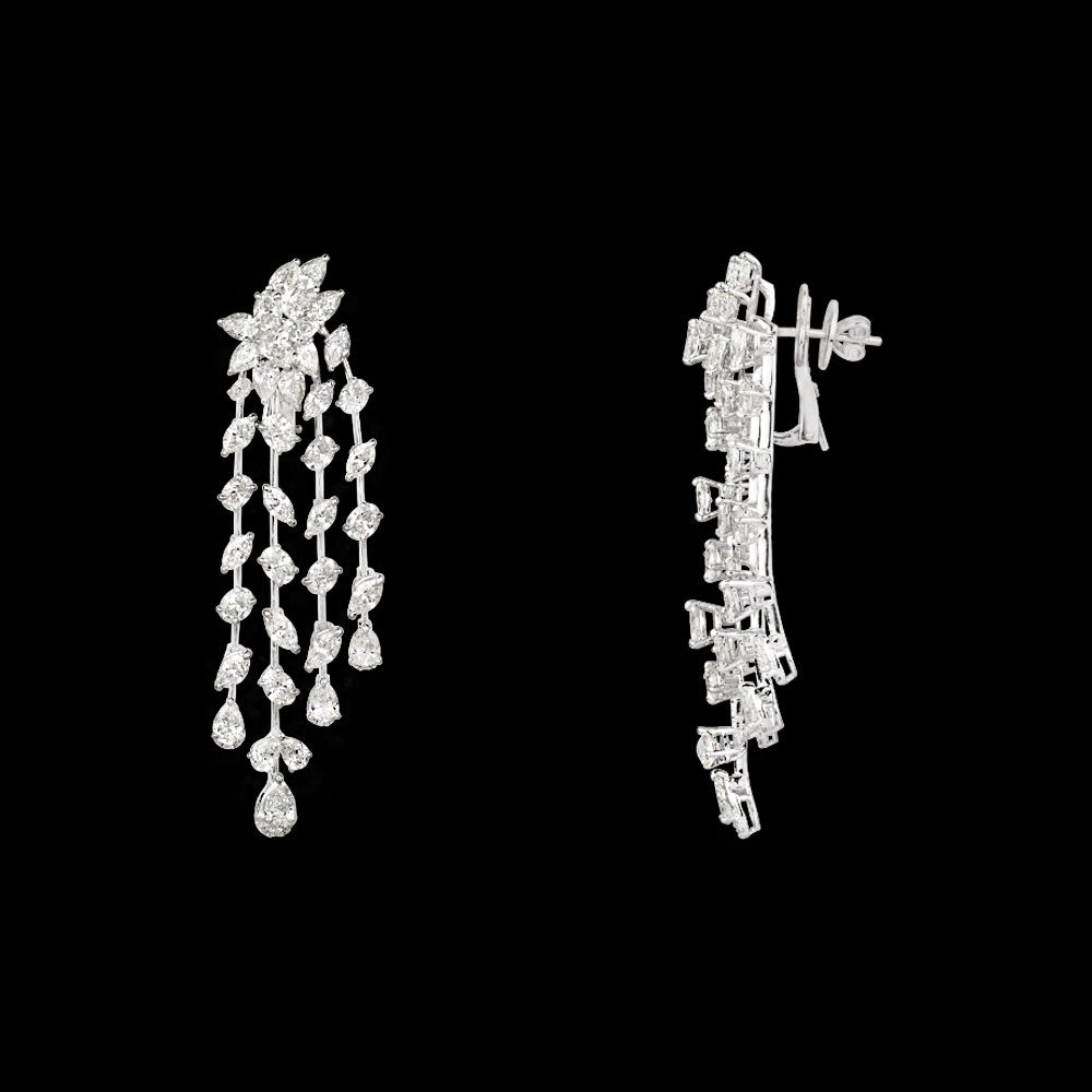 18K White Gold Diamond Jewellery - 19.18ct VVS-VS-HI