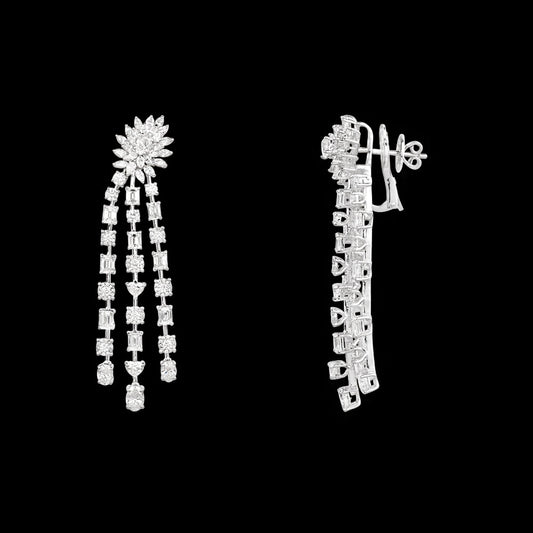 18K White Gold Diamond Jewellery - 13.011ct VVS-VS-GH