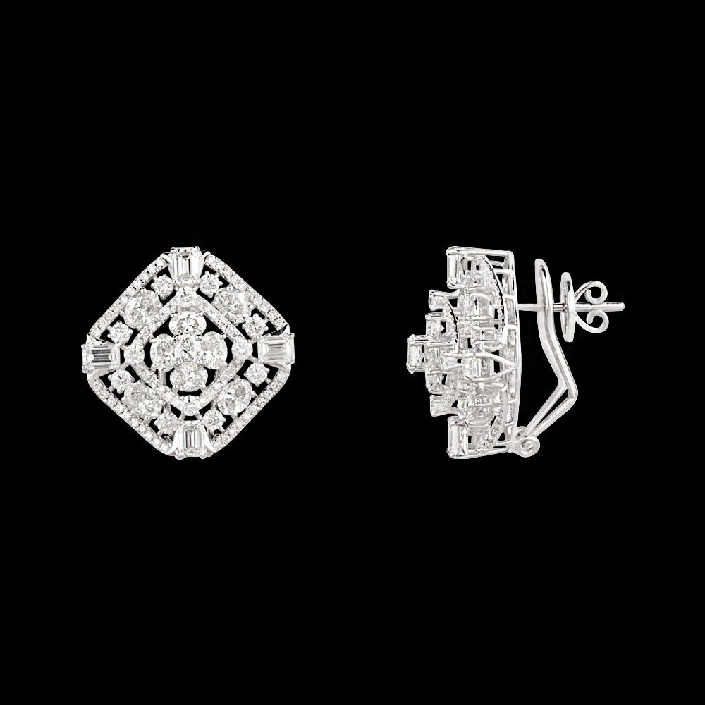 18K White Gold Diamond Jewellery - 9.68ct VVS-VS-IJ