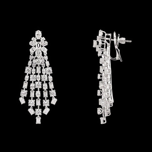 18K White Gold Diamond Jewellery - 18.742ct VVS-VS-GH