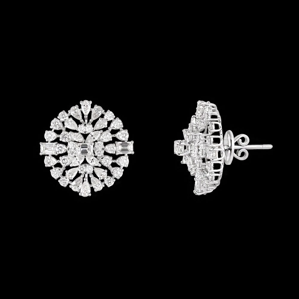 18K White Gold Diamond Jewellery - 5.521ct VVS-VS-HI