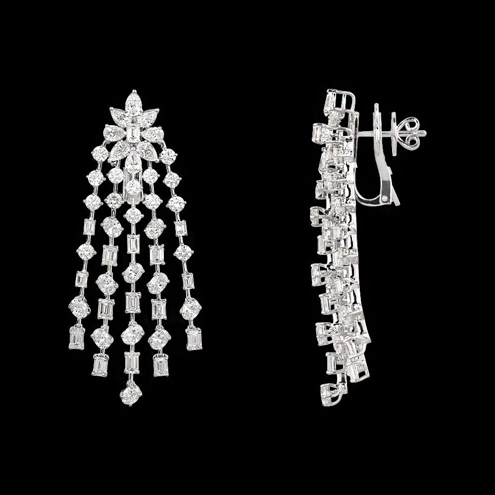 18K White Gold Diamond Jewellery - 15.68ct VVS-VS-GH