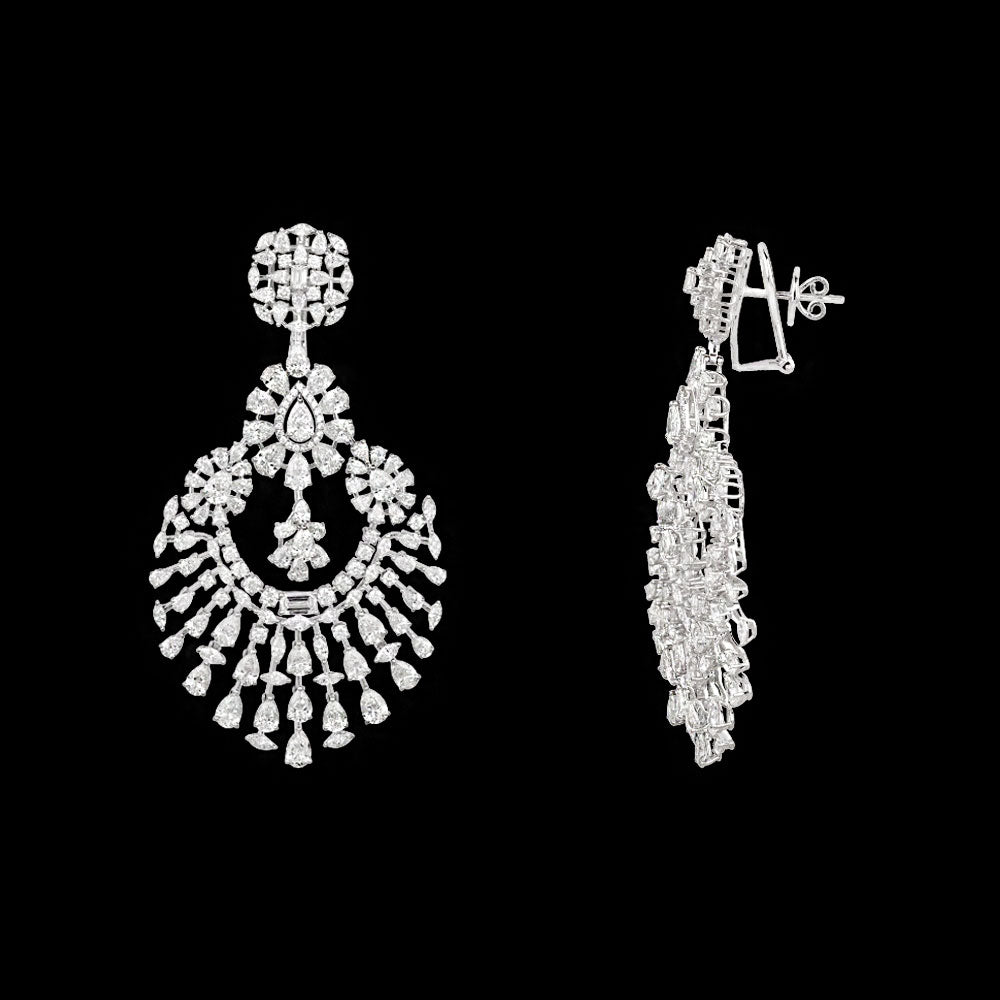 18K White Gold Diamond Jewellery - 26.36ct VVS-VS-FG