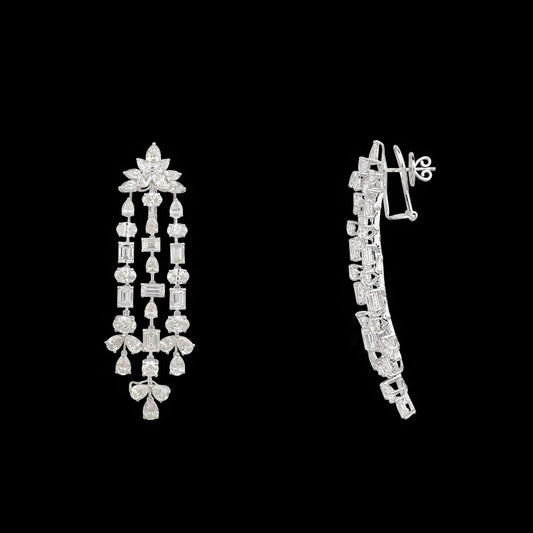 18K White Gold Diamond Jewellery - 25.605ct VVS-VS-GH