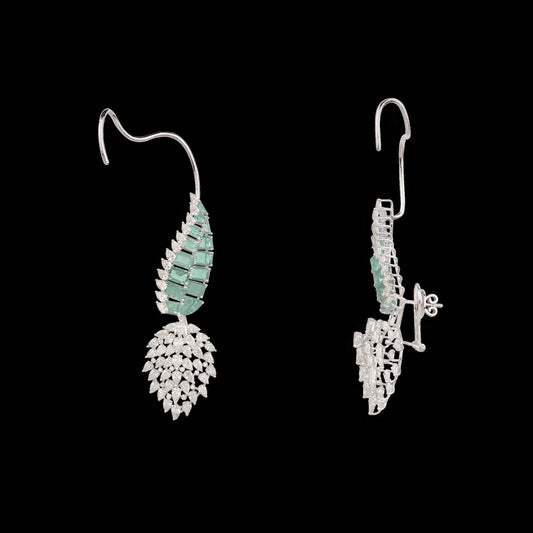 14K White Gold Diamond Jewellery - 8.391ct VS-SI-IJ with Colour Stones
