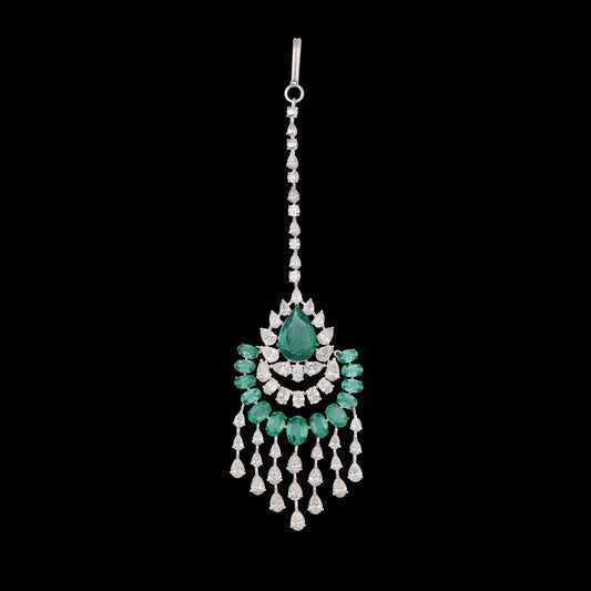 14K White Gold Diamond Jewellery - 6.158ct VS-SI-GH with Colour Stones