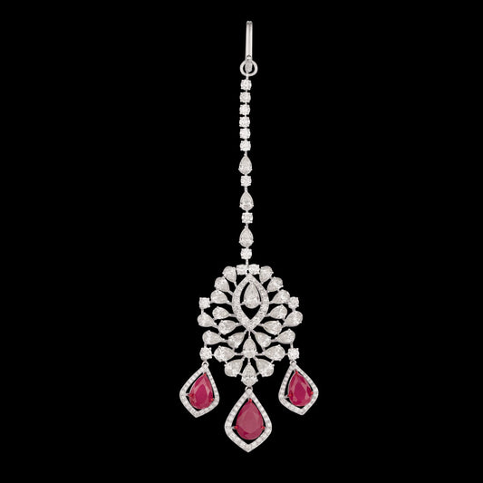 14K White Gold Diamond Jewellery - 8.436ct VS-SI-IJ with Colour Stones