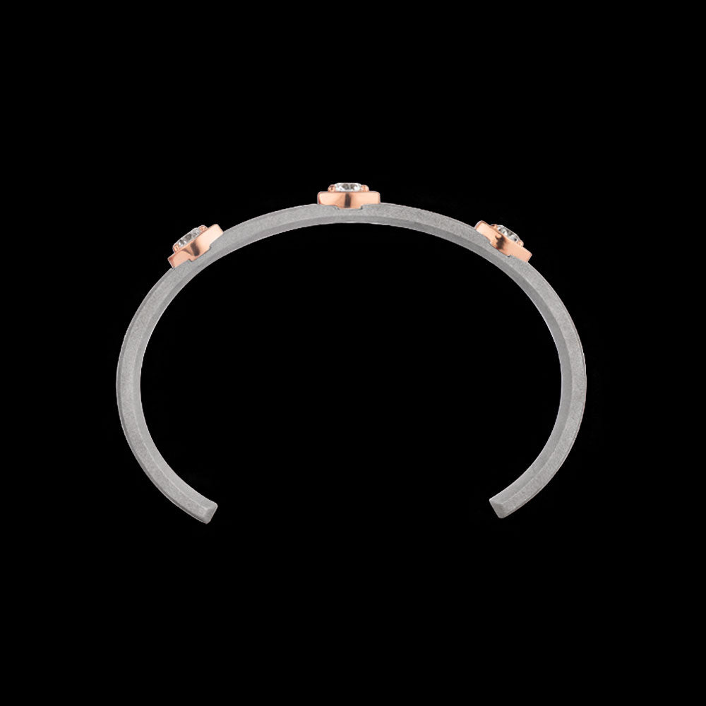 14K White Gold Diamond Kada - 1.43ct VVS-VS-HI