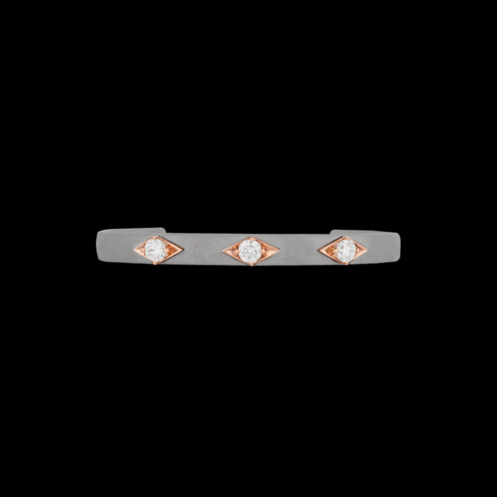 14K White Gold Diamond Kada - 1.42ct VVS-VS-HI