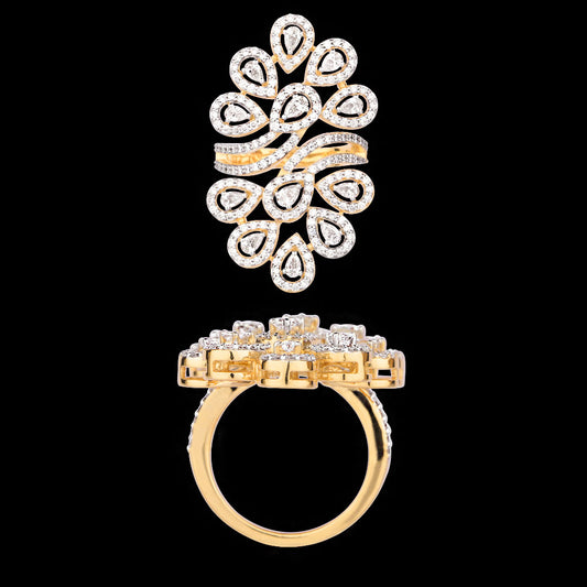 18K Rose Gold Diamond Ring - 1.444ct VS-SI-FG