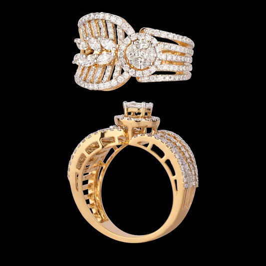 14K Yellow Gold Diamond Ring - 1.28ct VS-FG