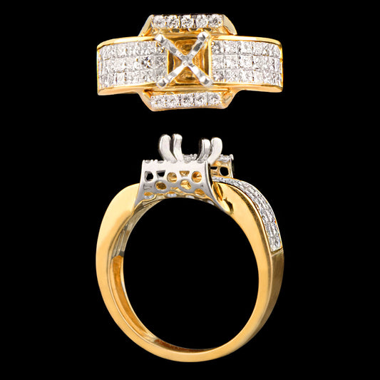 14K Yellow Gold Diamond Ring - 1.4ct SI-FG