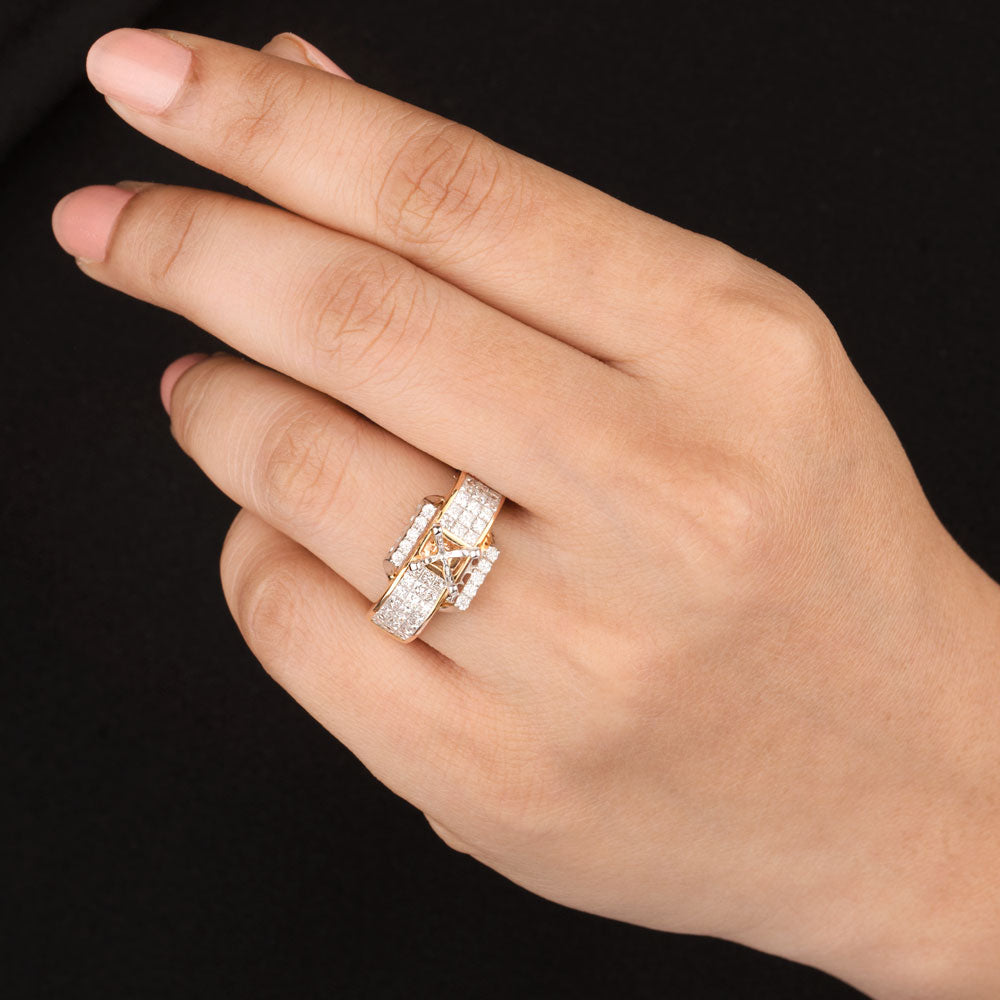 14K Yellow Gold Diamond Ring - 1.4ct SI-FG