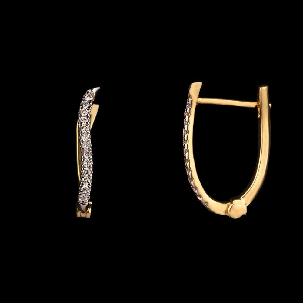 14K Rose Gold Diamond Earrings - 0.25ct SI-IJ