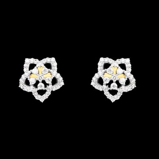 14K Yellow Gold Diamond Earrings - 0.37ct SI-IJ