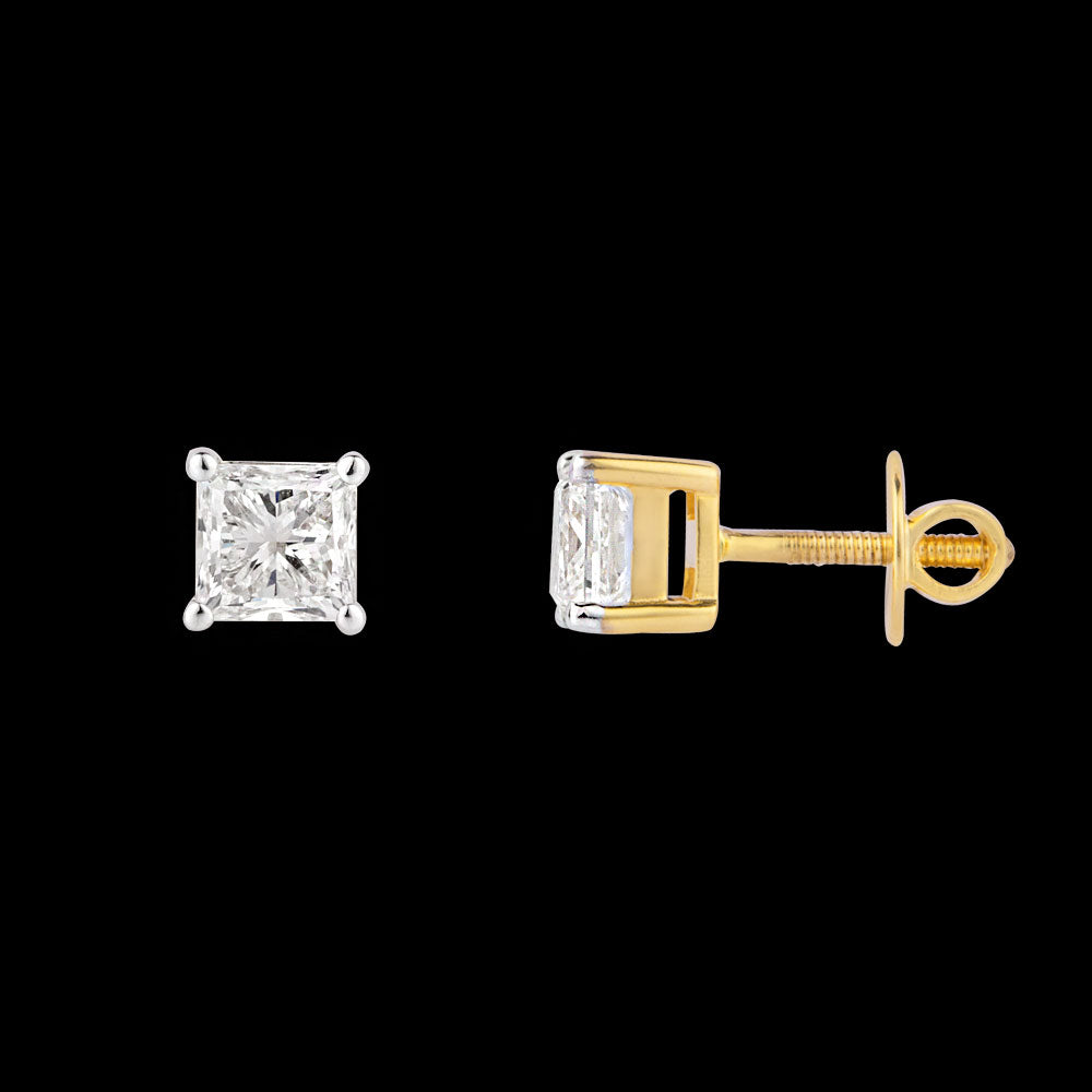18K White Gold Diamond Earrings - 1.65ct VS-SI-IJ