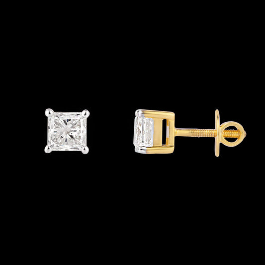 18K White Gold Diamond Earrings - 1.65ct VS-SI-IJ