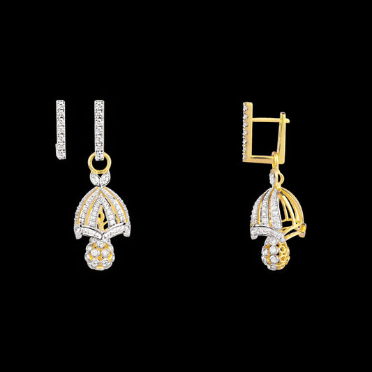 18K Yellow Gold Earrings