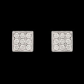 14K Yellow Gold Diamond Earrings - 0.44ct SI-IJ