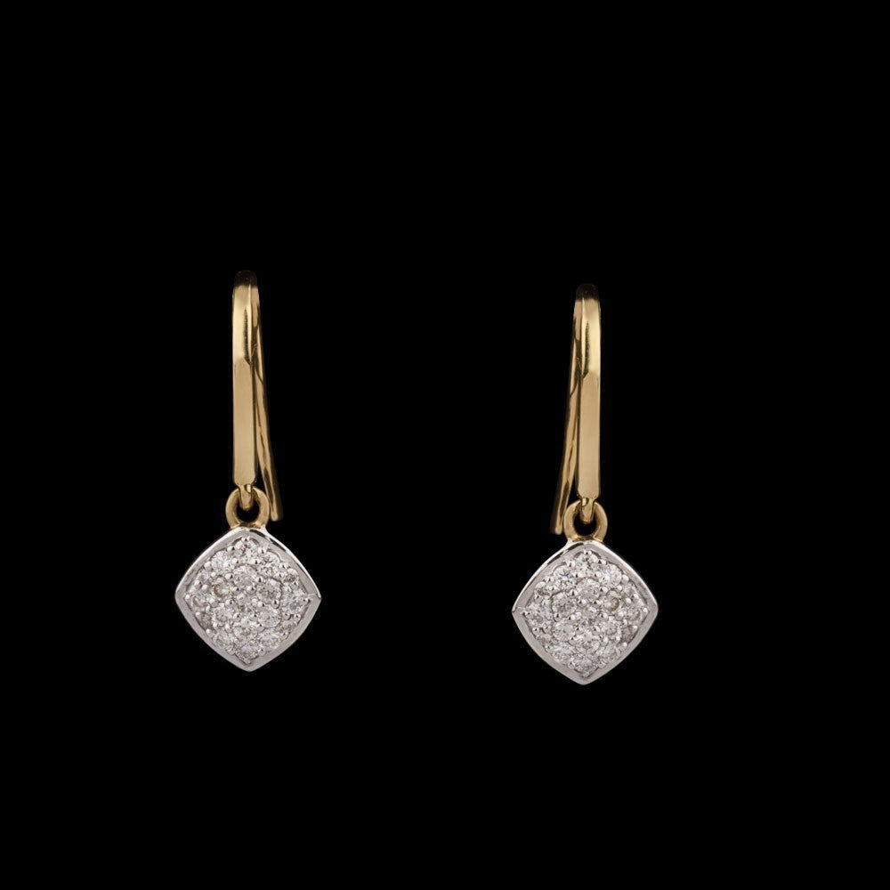 18K Rose Gold Diamond Earrings - 0.331ct VS-SI-GH