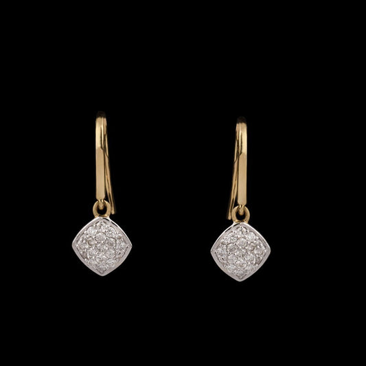18K Rose Gold Diamond Earrings - 0.331ct VS-SI-GH