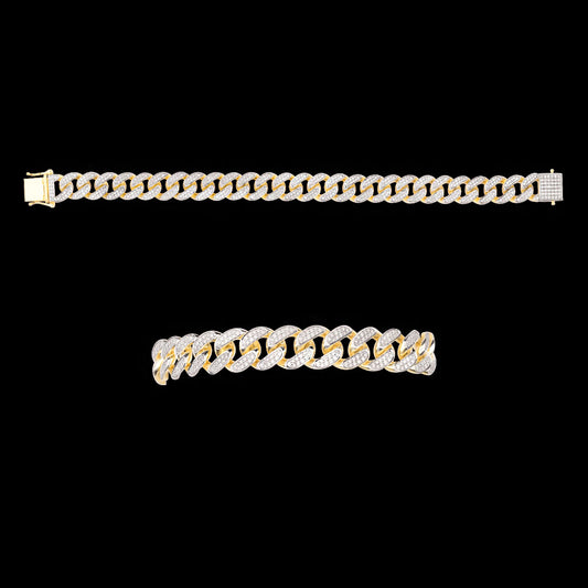 18K Yellow Gold Diamond Jewellery - 2.433ct VVS-VS-GH