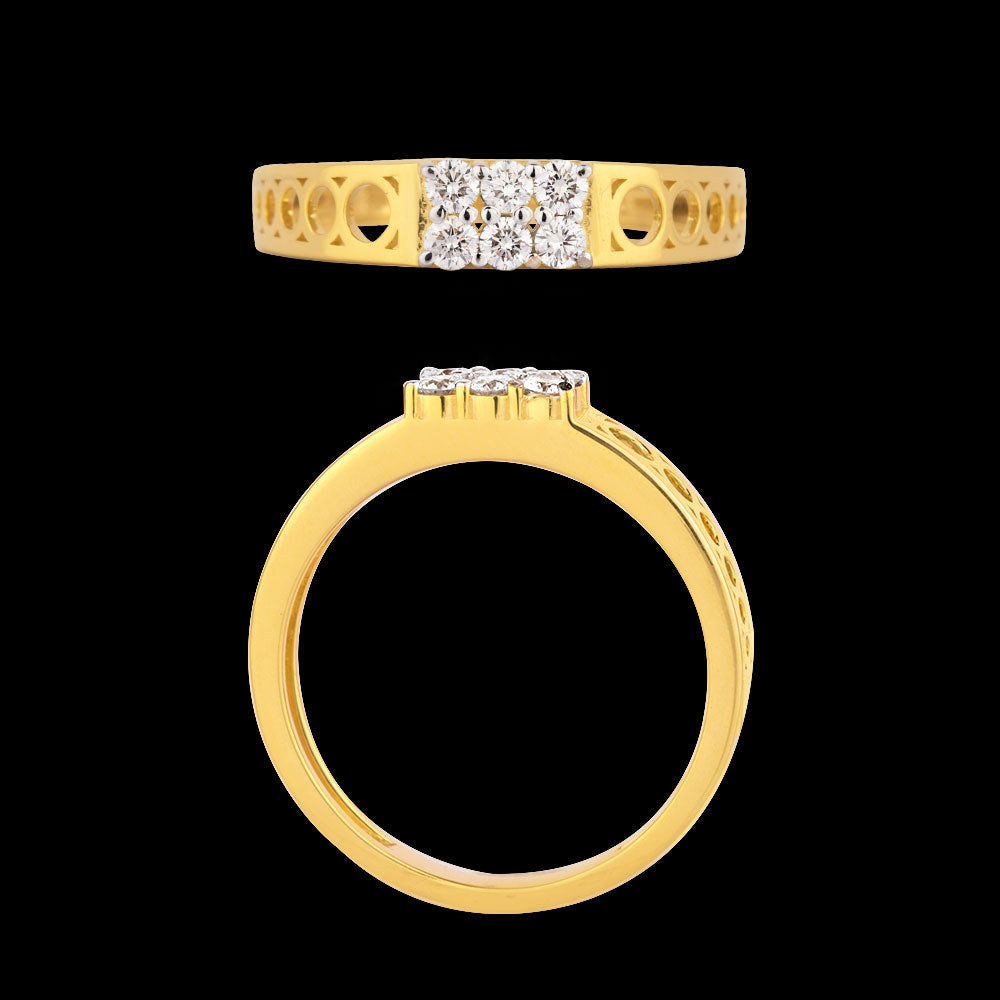 18K Yellow Gold Diamond Jewellery - 0.314ct VVS-VS-HI