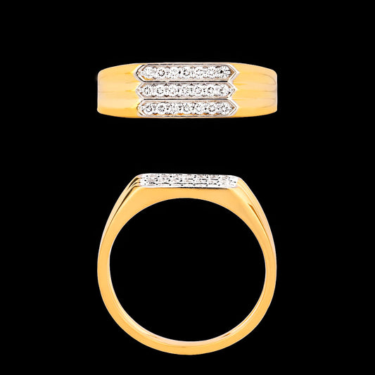 18K Yellow Gold Diamond Jewellery - 0.19ct VS-SI-HI