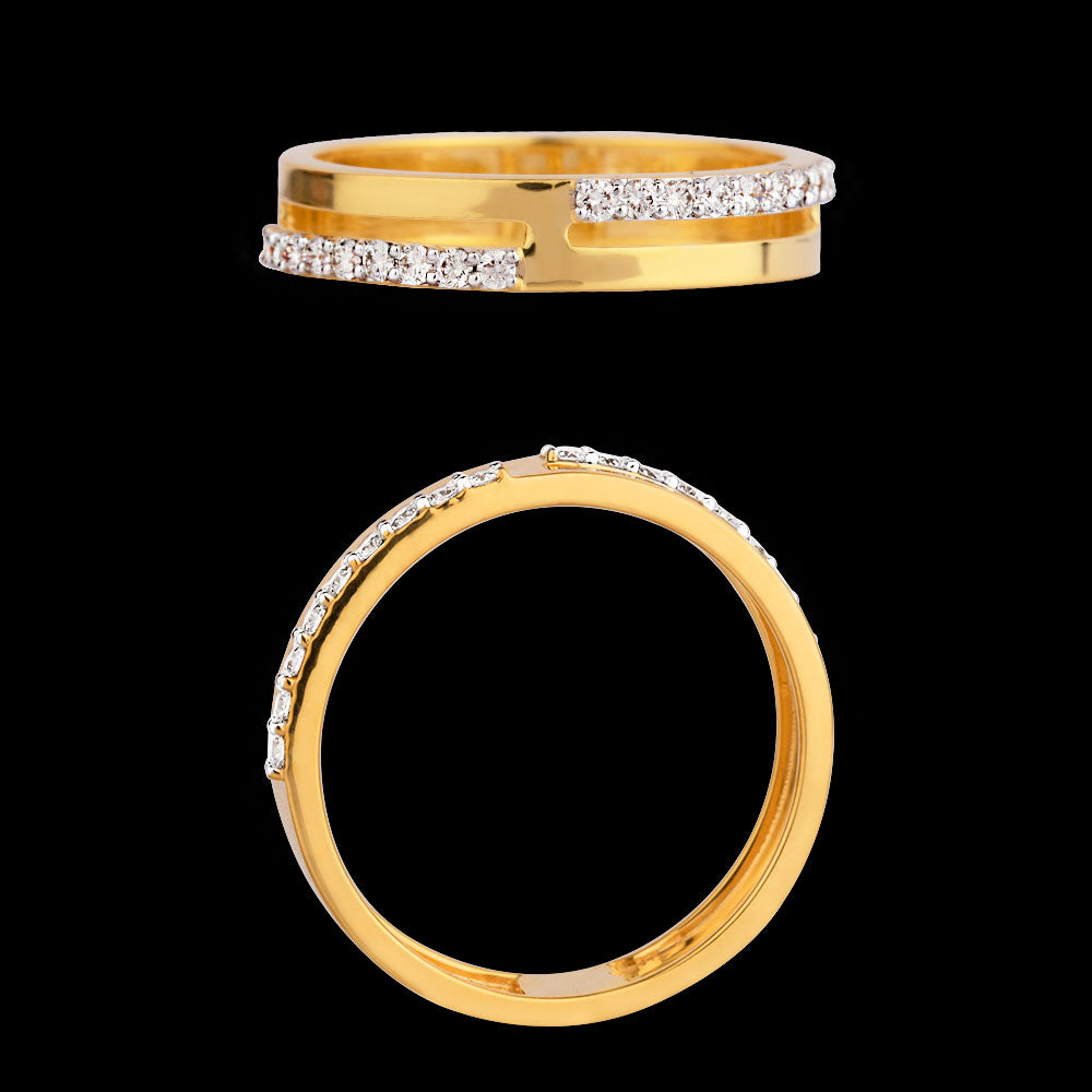 18K Yellow Gold Diamond Jewellery - 0.305ct VVS-VS-IJ