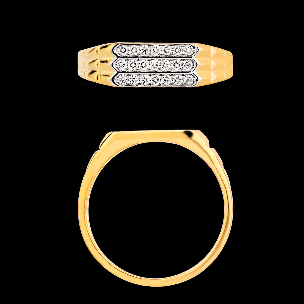 18K Yellow Gold Diamond Jewellery - 0.1ct VS-SI-EF