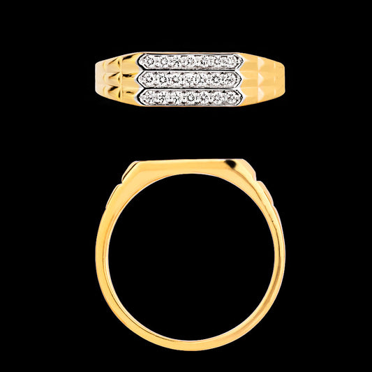18K Yellow Gold Diamond Jewellery - 0.1ct VS-SI-EF